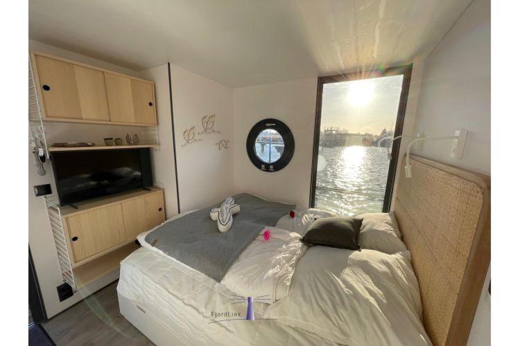 Hausboot Fjord Haven Mit Biosauna In Μπαρθ Εξωτερικό φωτογραφία